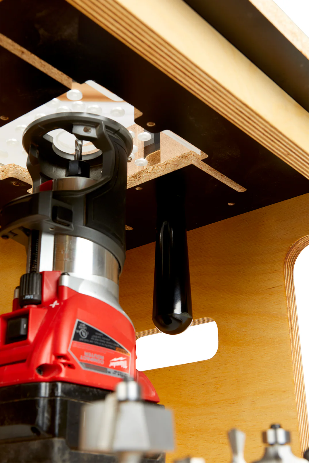 KM Tools Benchtop Router Table for 3x3 Custom Trim Router Jig - Image 17