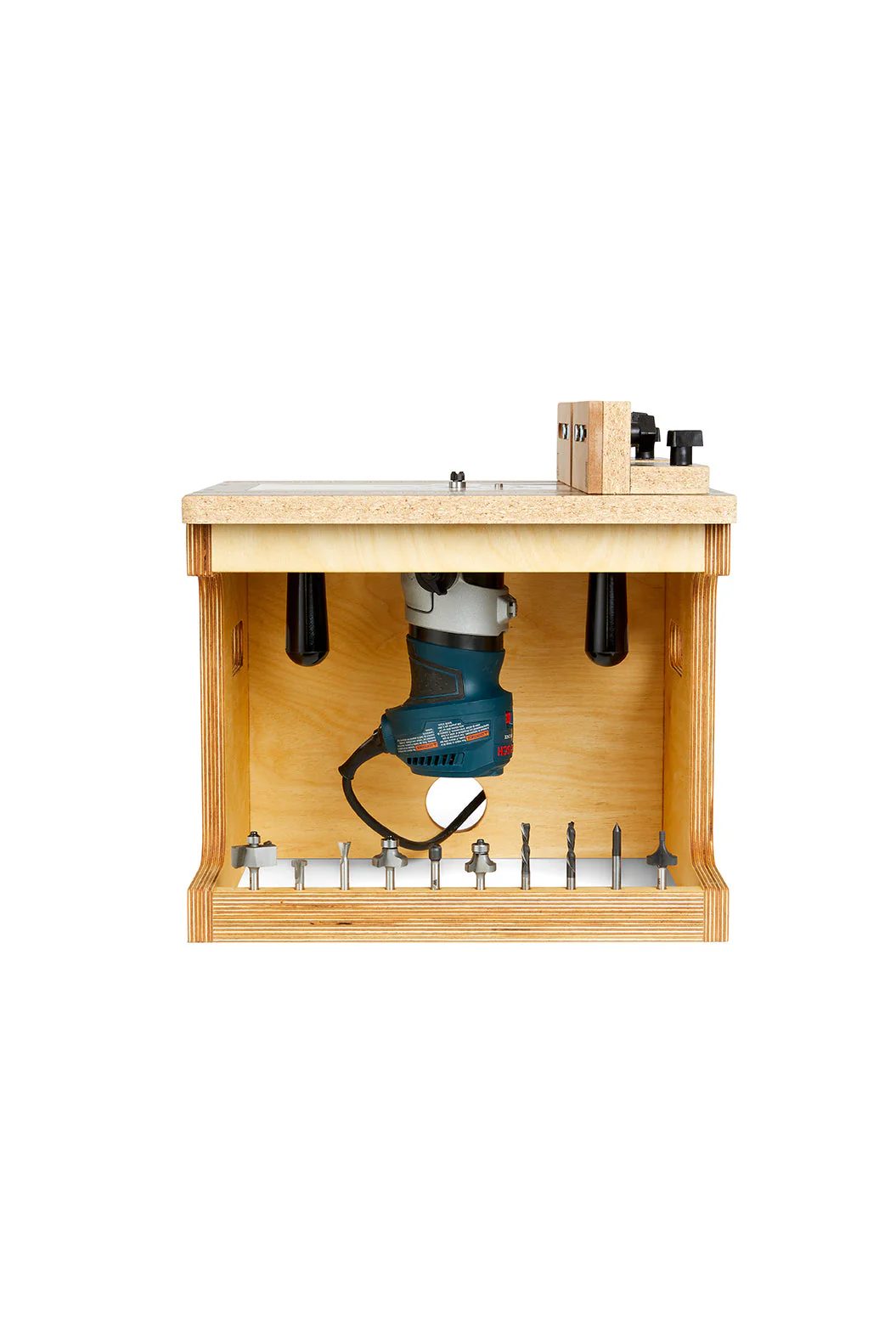 3X3 Custom 6-in-1 Universal Trim Router Jig + KM Tools Benchtop Router Table Bundle - Image 21