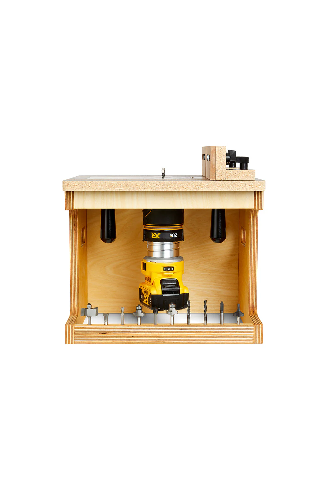 3X3 Custom 6-in-1 Universal Trim Router Jig + KM Tools Benchtop Router Table Bundle - Image 22