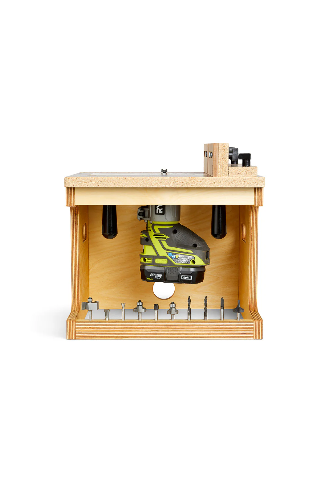 3X3 Custom 6-in-1 Universal Trim Router Jig + KM Tools Benchtop Router Table Bundle - Image 23