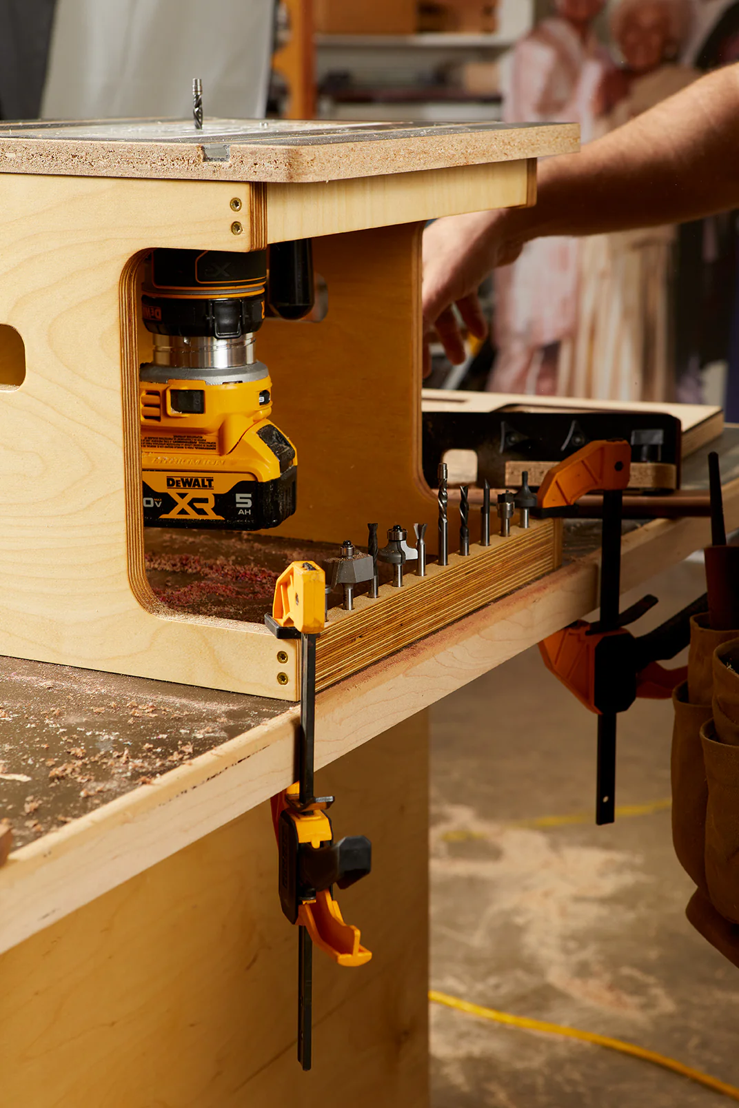 3X3 Custom 6-in-1 Universal Trim Router Jig + KM Tools Benchtop Router Table Bundle - Image 37