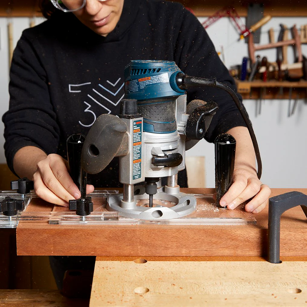 3X3 Custom 6-in-1 Universal Trim Router Jig + KM Tools Benchtop Router Table Bundle - Image 50